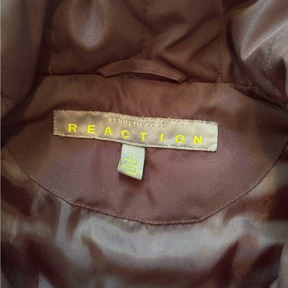 Women's Kenneth Cole Black Reaction Puffy Vest, size Large L - Picture 2 of 4